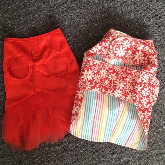 NWOT Dog Party Dress & Raincoat - Picture 2 of 4